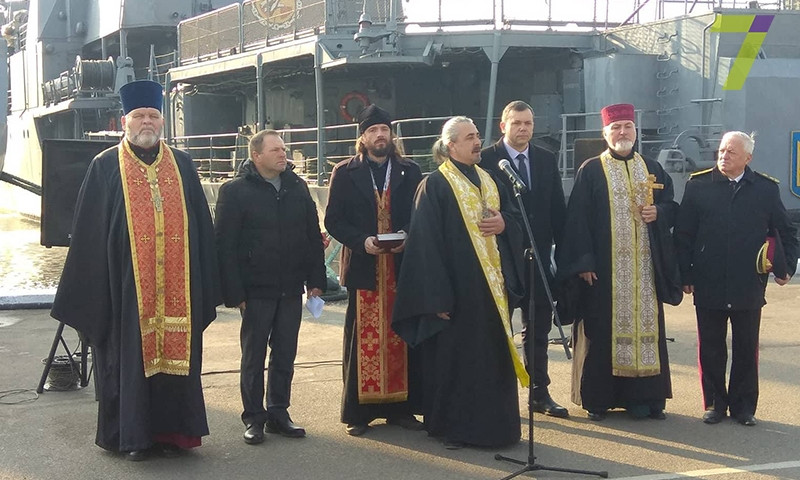 В Одессе помолились за военнопленных моряков