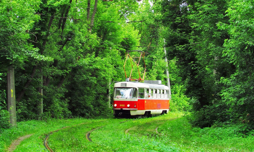 В Одессе запустили летний трамвай