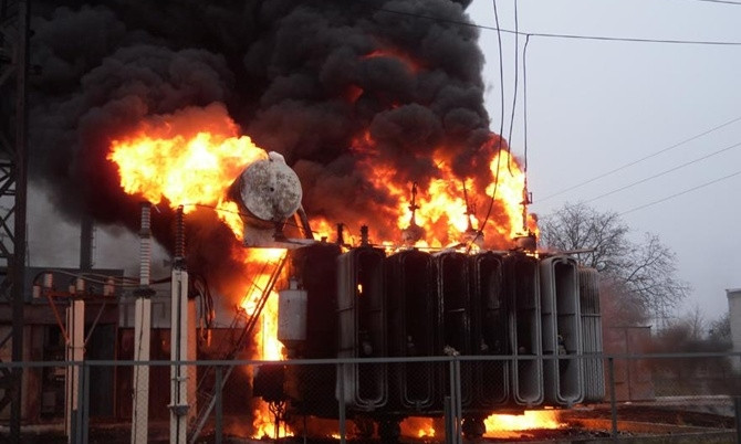 Пожар на подстанции: часть поселка Котовского осталась без электроэнергии