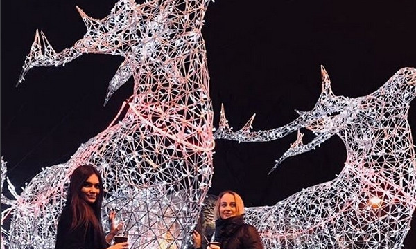 Новогодний дух на Дерибасовской. Одесситы делятся фото в Instagram