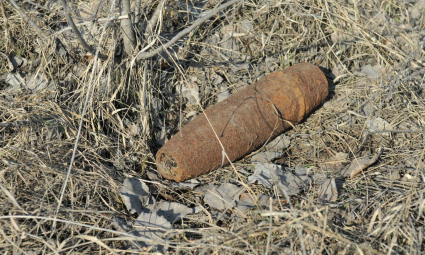 В Одесской области найден артиллерийский снаряд