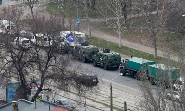 Вот уже несколько дней по Одессе разъезжает военная техника