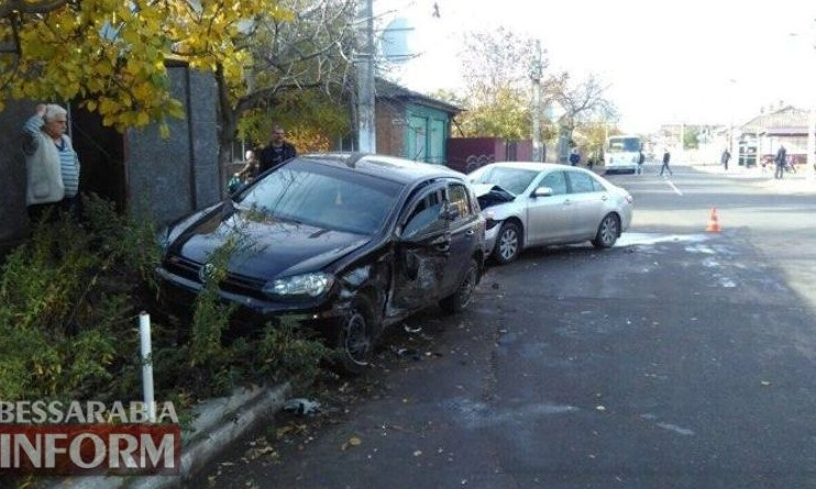 В Измаиле произошло ДТП с участием двух автомобилей