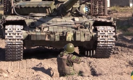 Курсанты Одесской Военной академии воевали с танками  (видео)