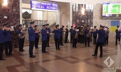 В Одессе нацгвардейцы устроили новогоднюю акцию
