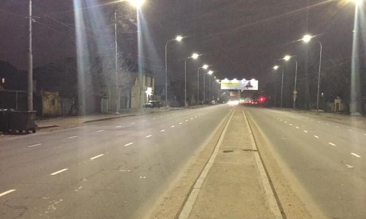В Одессе современно осветили улицу Щорса