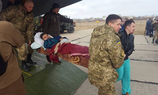 В Одессу доставили раненных военнослужащих из зоны АТО