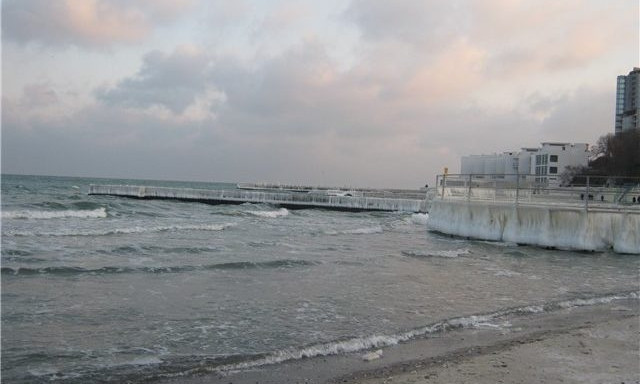 Одесское море зимой (ФОТО)