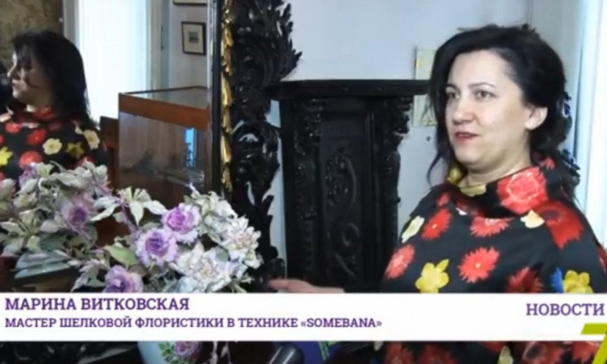 Единственная в Украине! Выставка шелковых цветов