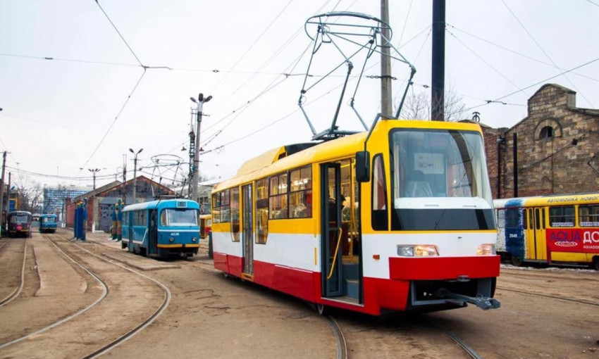 «Одесгорэлектротранс» планирует собрать 3 новых трамвая 