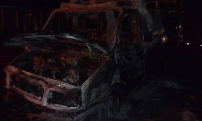 В одесской области произошел пожар, который уничтожил автобус