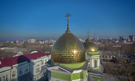 Церкви Одесской области – вид с высоты  