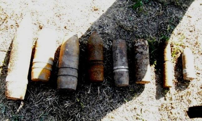 В Одесской области обнаружили целый арсенал старых боеприпасов 