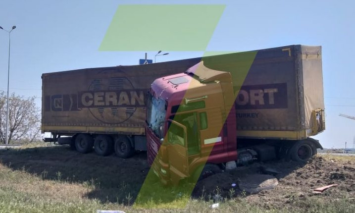 В Одесской области произошло ДТП с грузовиком 