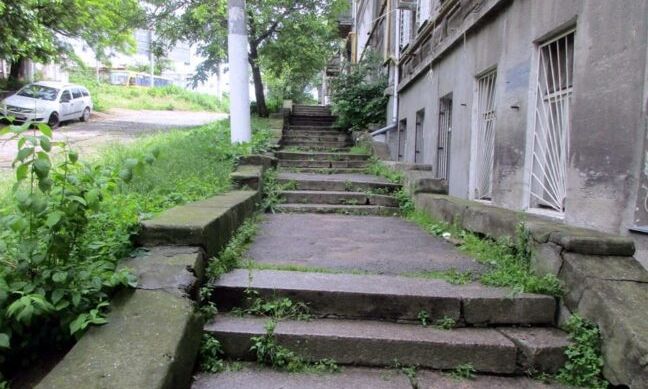 В Одессе реконструируют знаменитую лестницу на Молдаванке