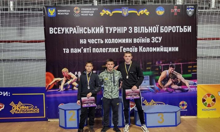 Спортсмены из Одещины получили два призовых места на Всеукраинском турнире по вольной борьбе
