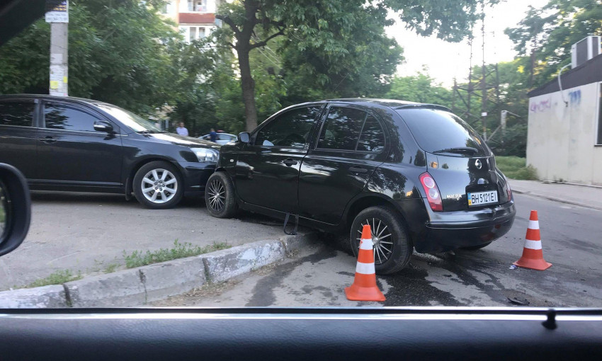 Вечером в Одессе произошло ДТП (ФОТО)