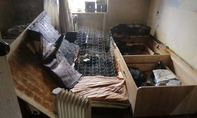 В общежитии в Одессе тушили пожар 