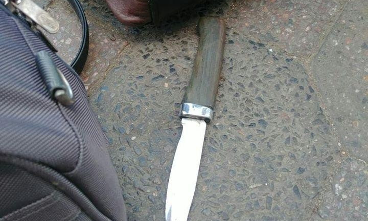 Одесса: в центре города неадекват угрожал прохожим ножом (ФОТО)