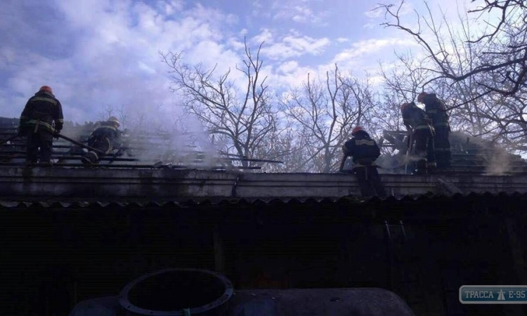 В Одесской области произошел серьезный пожар