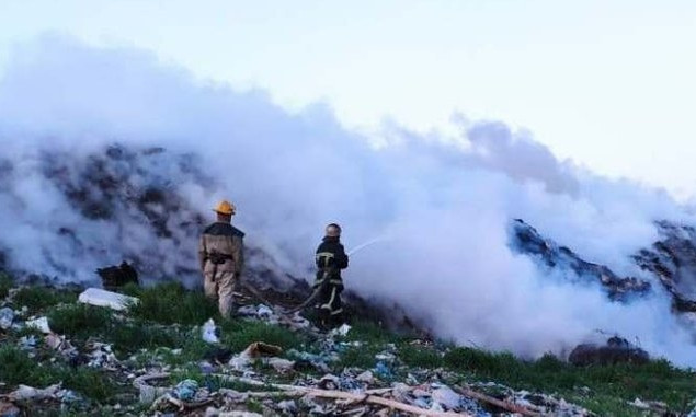 В Одесской области горела свалка – огонь тушили на 2 000 кв. м  
