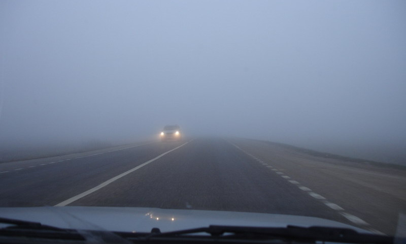 В Одесской области дороги скрыл туман – объявлен желтый уровень опасности 