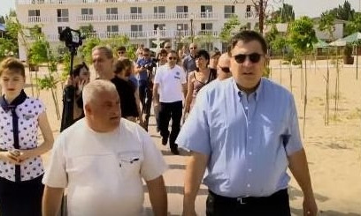 Губернатор Саакашвили провел ревизию в Затоке (видео)