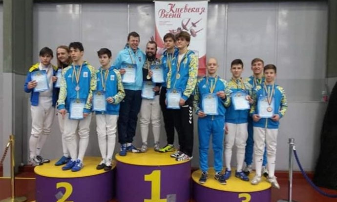 Сборная региона отличилась на чемпионате Украины по фехтованию