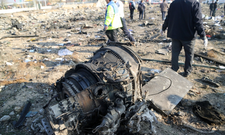 Иран объяснил почему задержался вылет рейса PS752, который разбился с людьми на борту