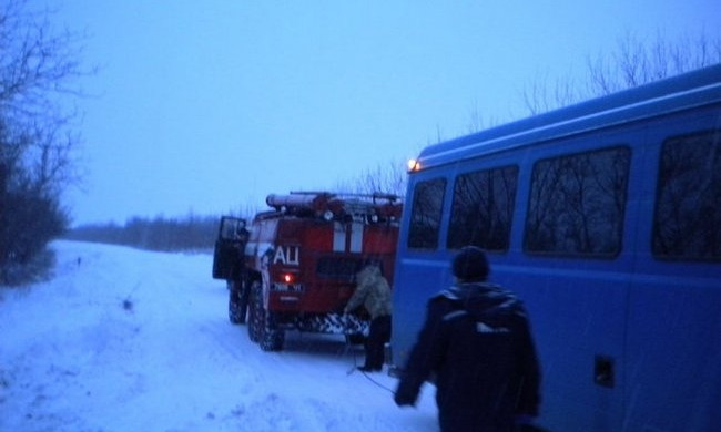 Одесская область: нет света в 31 населённом пункте, 20 см снега, без осадков