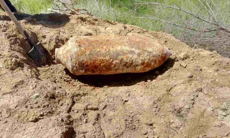 На Одесчине обнаружили бомбу весом в 250 килограммов