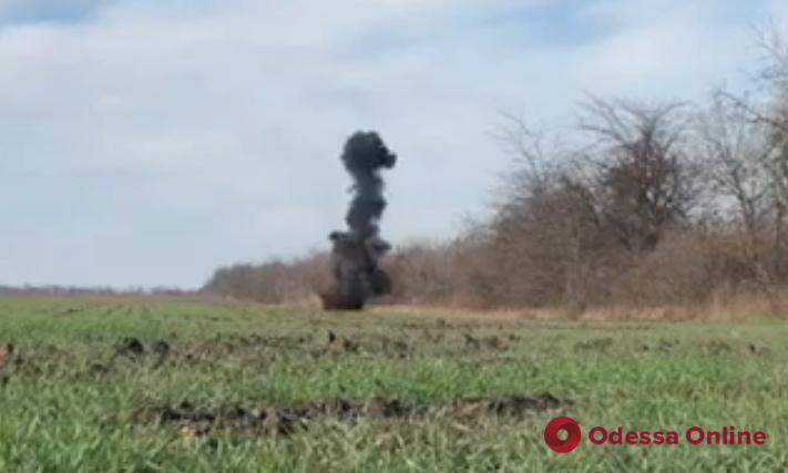 В Одесской области ликвидировали противотанковую мину 
