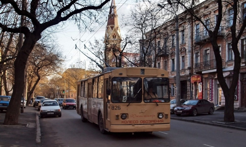 В Одессе реанимировали троллейбусный маршрут №5