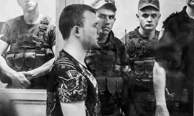 Судебное заседание Киевского районного суда Одессы убийцы Даши Лукьяненко