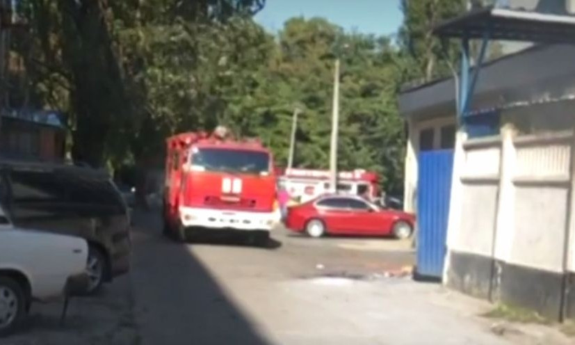 В Одессе в супермаркете случился пожар