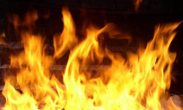 В Одесской области на поле произошло возгорание комбайна
