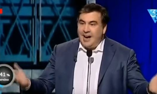 Саакашвили устроил скандал в прямом эфире