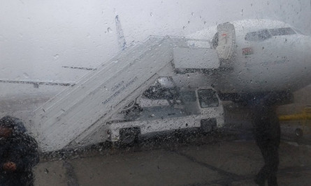 Опасное приземление в Одесском аэропорту