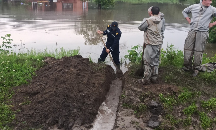 Аномальные осадки затопили более 20 домохозяйств Одесчины