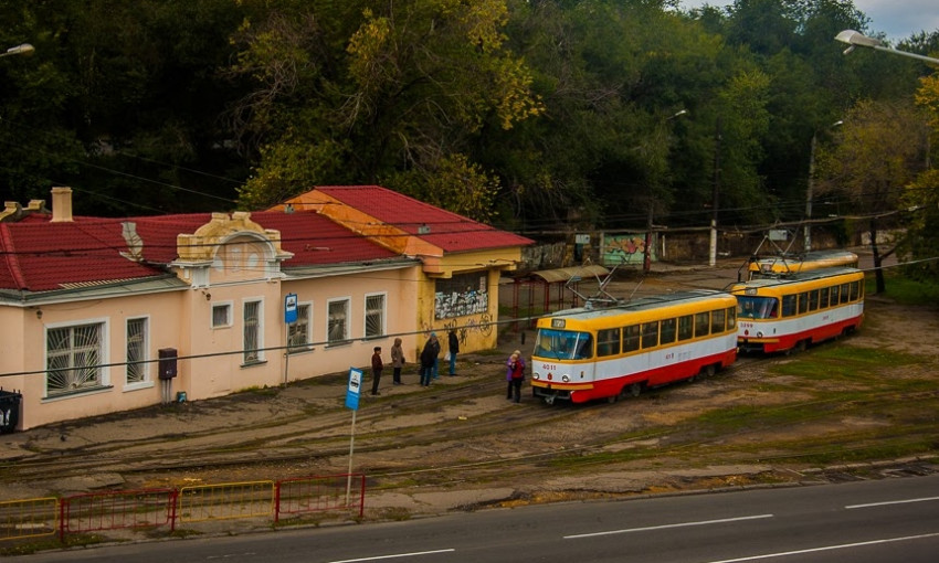 В Одессе перенесена конечная остановка трамваев №1 и №7