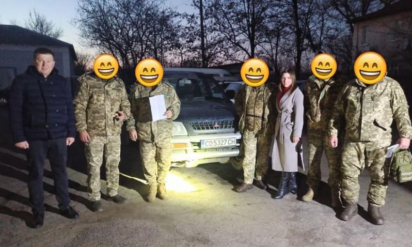Арцизская громада отправила украинским воинам на фронт пикап