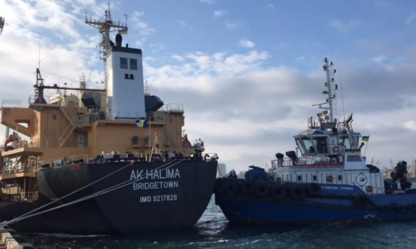 За последние два дня из одесских портов отплыли семь судов с украинским зерном