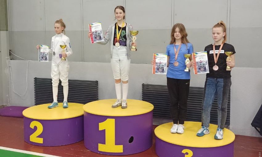 Фехтовальщица-юниор из Одессы завоевала «золото» на всеукраинских соревнованиях