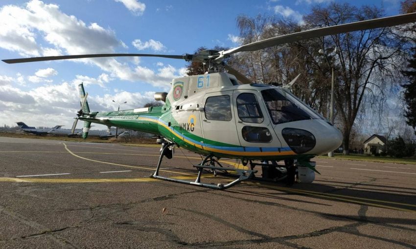 Украинские пограничники получили два новых вертолета из Франции