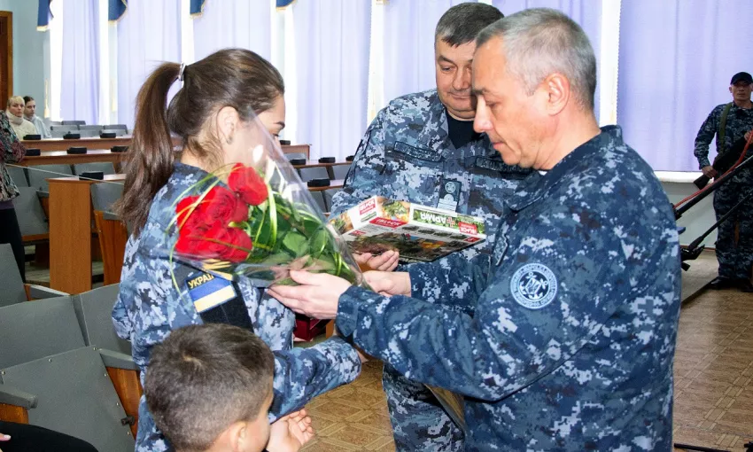 В Белгород-Днестровском вручили награды семьям пограничников, павших в боях за Украину